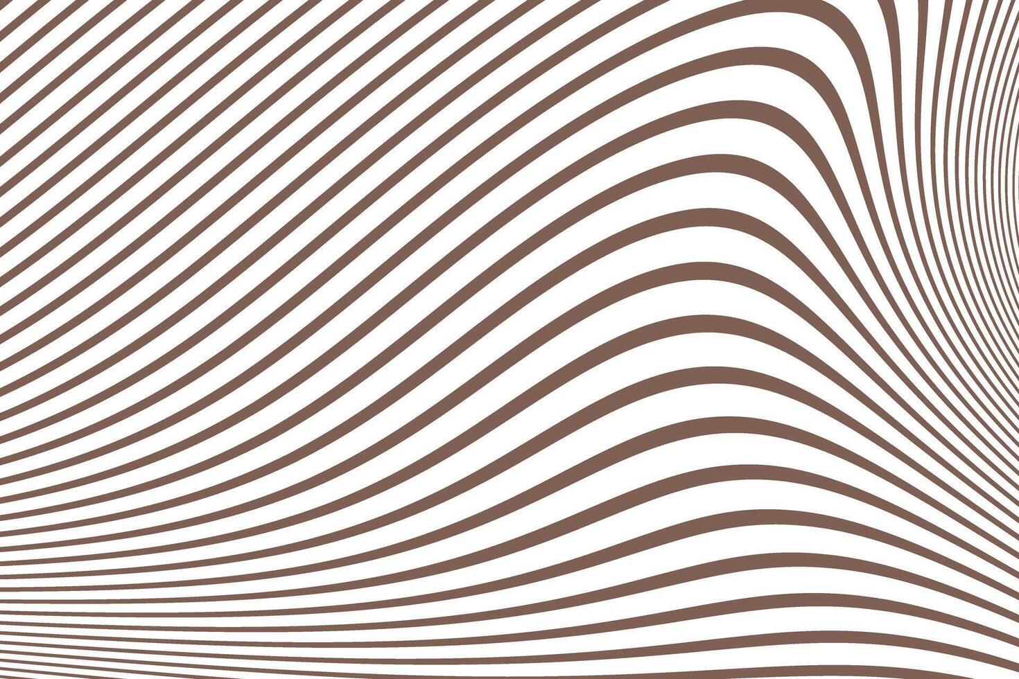 modern simple abstract dark ancient color creative geometric wavy thin line pattern wavy optical illusion with brown stripes vector