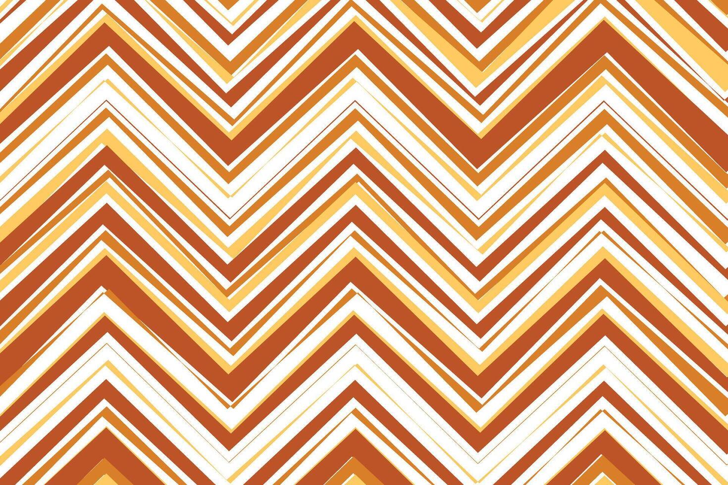 simple abstract lite dark orange brown cream color thin to thick zig zag line pattern abstract zigzag pattern in warm tones vector
