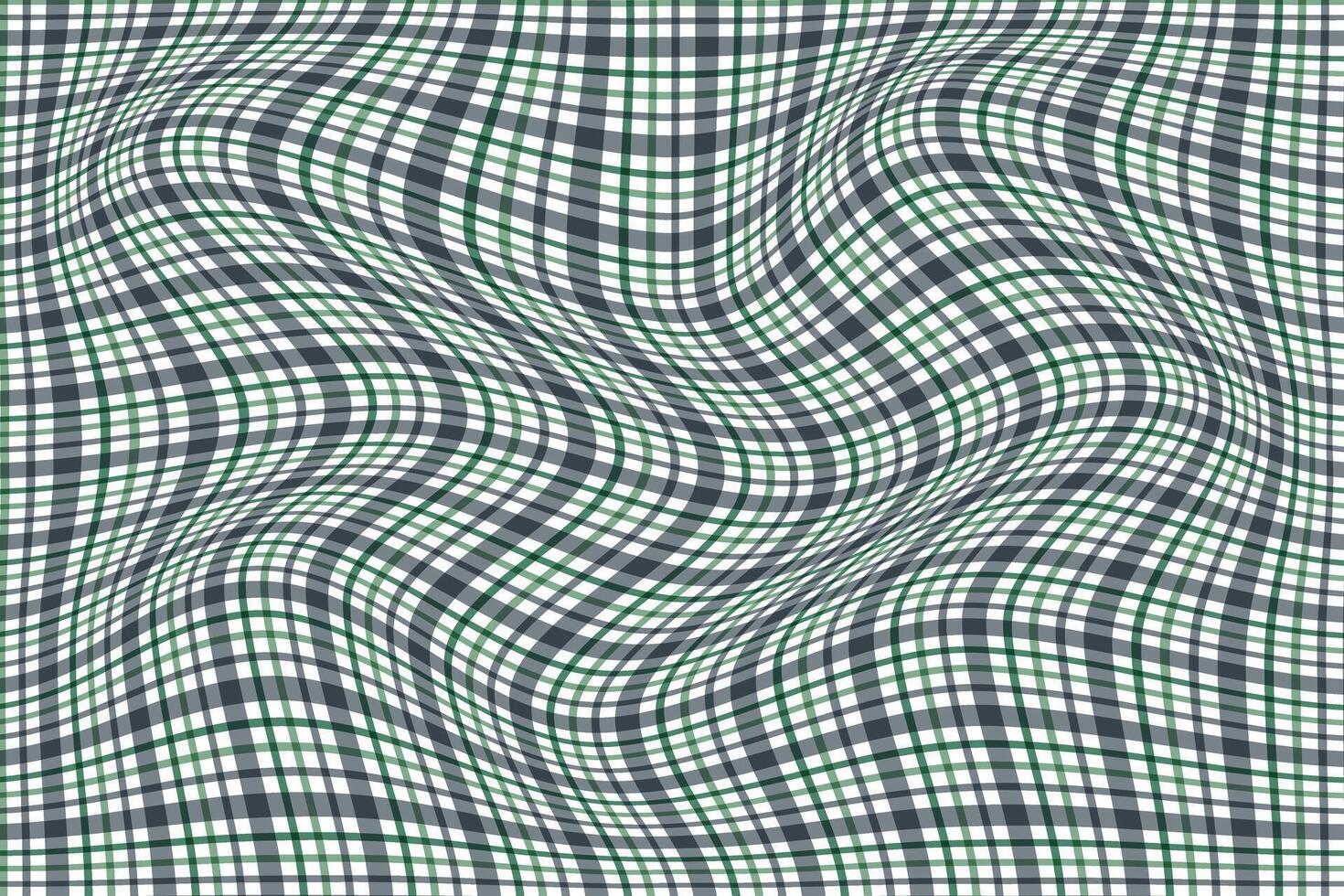 simple abstract fig color plaid check wavy line pattern distorted grid a wavy optical illusion vector