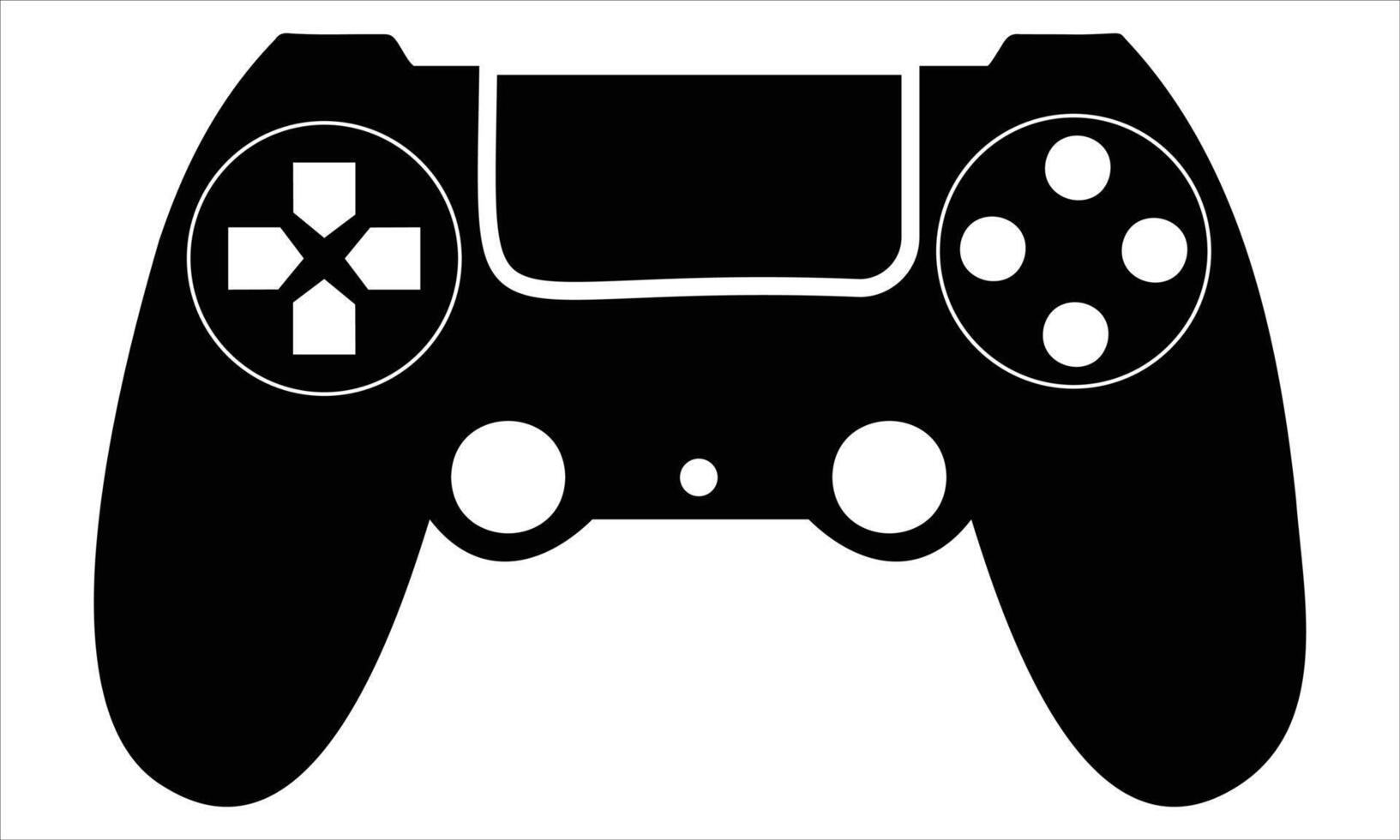 Game controller silhouette vector