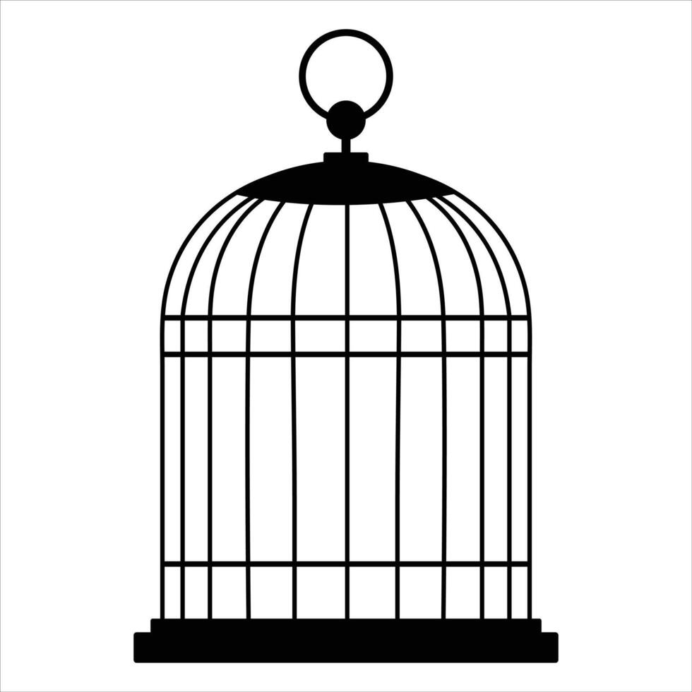 Bird cage Illustration vector