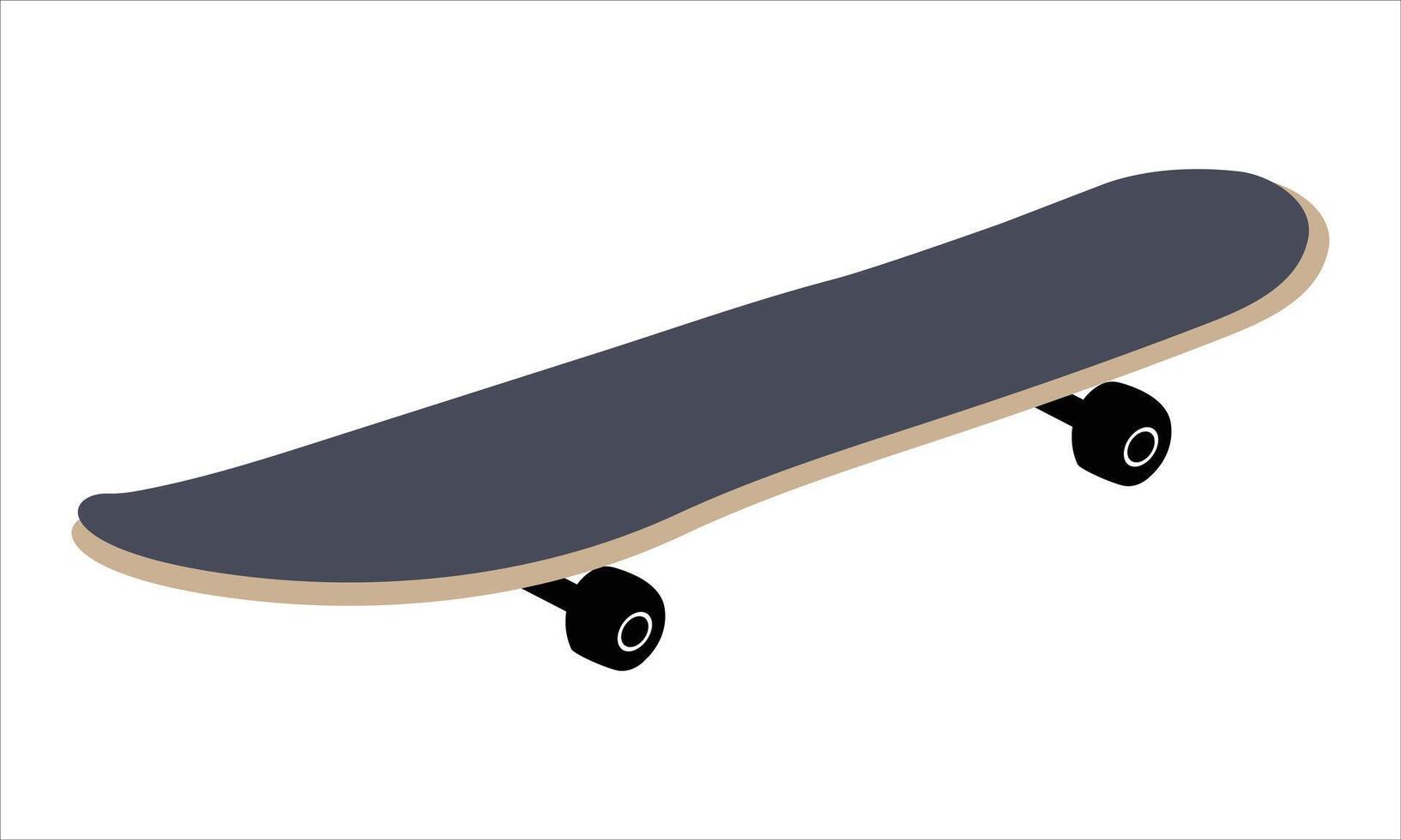 Skateboard Illustration over background vector