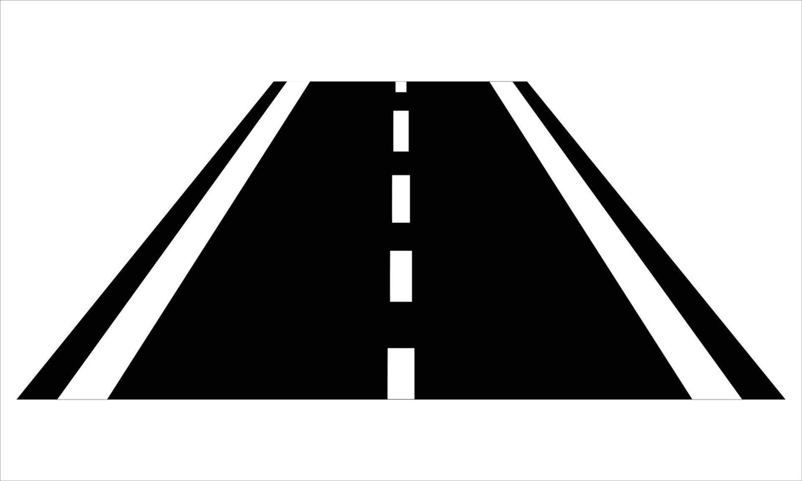 Road Illustration isolated on white background vector