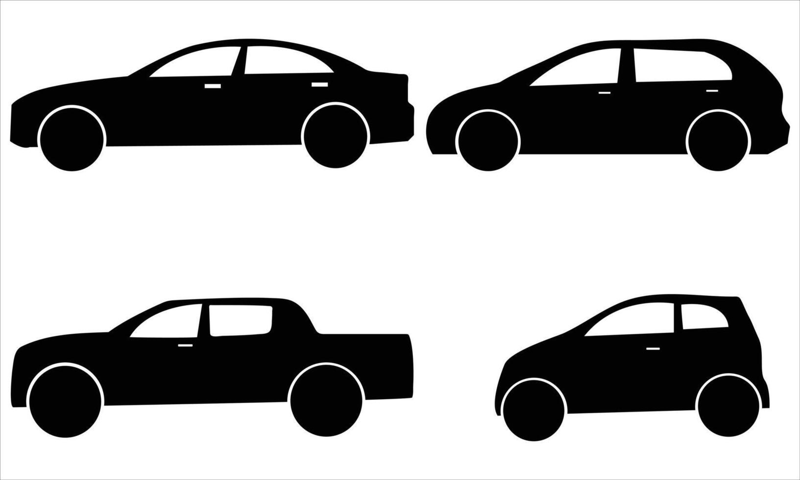 car Illustration set vector