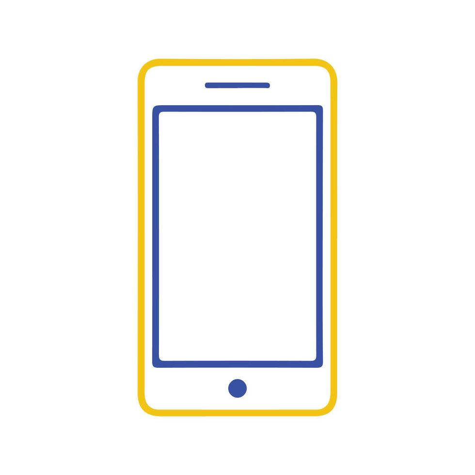 Line Phone Icons. Telephone call vector