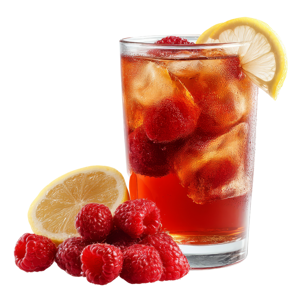 Refreshing raspberry lemonade drink. png