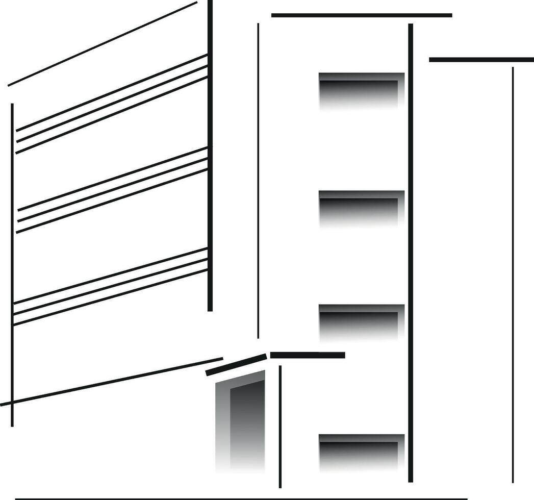 bauhaus architecture art shapes vector