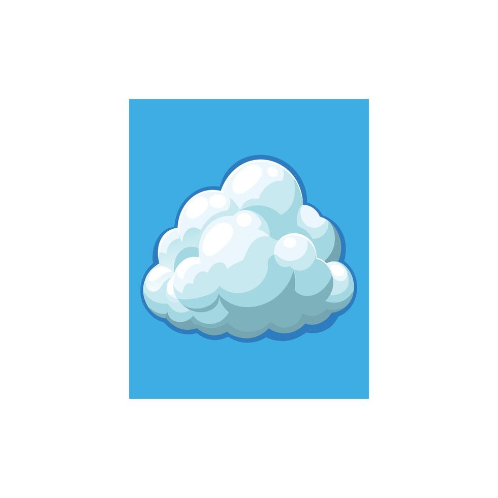 Dreamy Cloudscape Illustration for Backgrounds vector