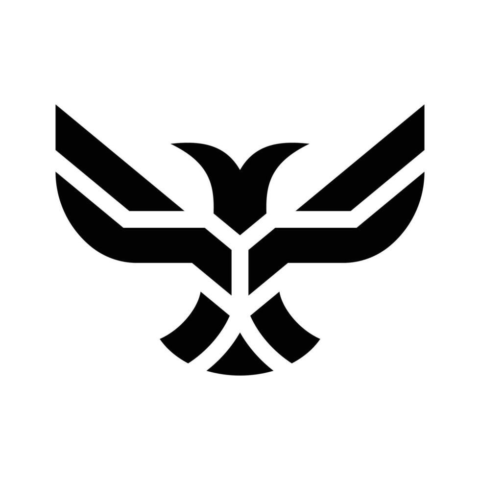 Modern eagle bird icon vector