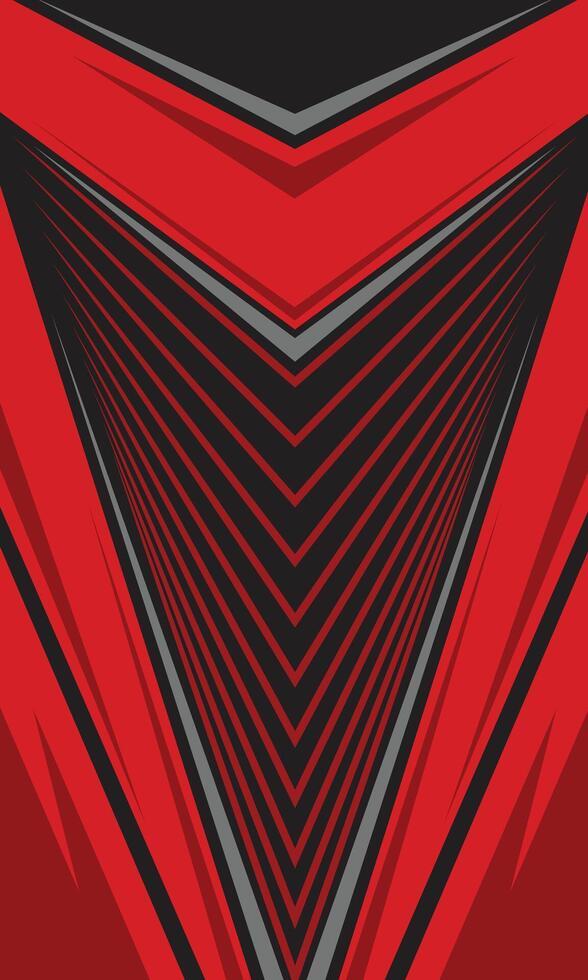 Abstract sports background red stripes geometry for sublimation jersey vector