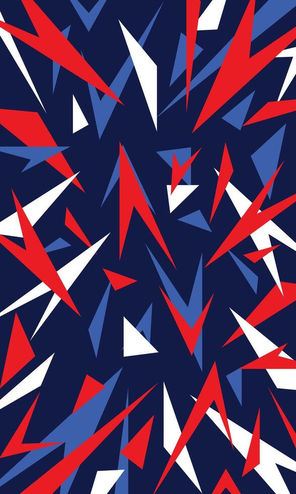 Abstract geometric pattern wallpaper for sublimation sports jersey vector