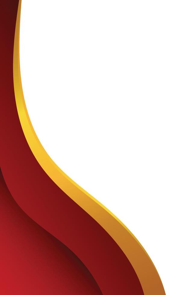 Elegant Red and Gold Certificate Template vector