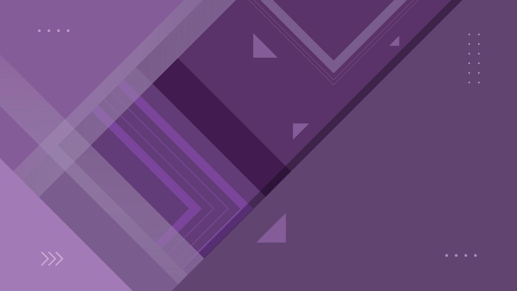 Stylish abstract background in purple tones with geometric lines and shapes for modern clean layouts vector