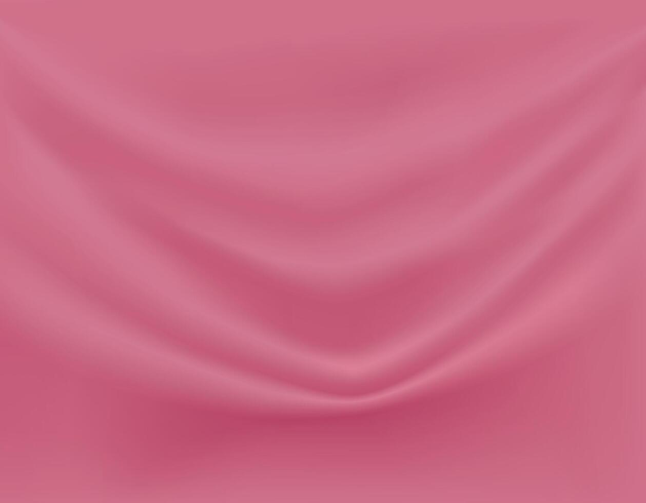 Close-up texture of smooth purple silk material. Shiny crimson background with smooth texture of fabric folds. Textile pattern. vector