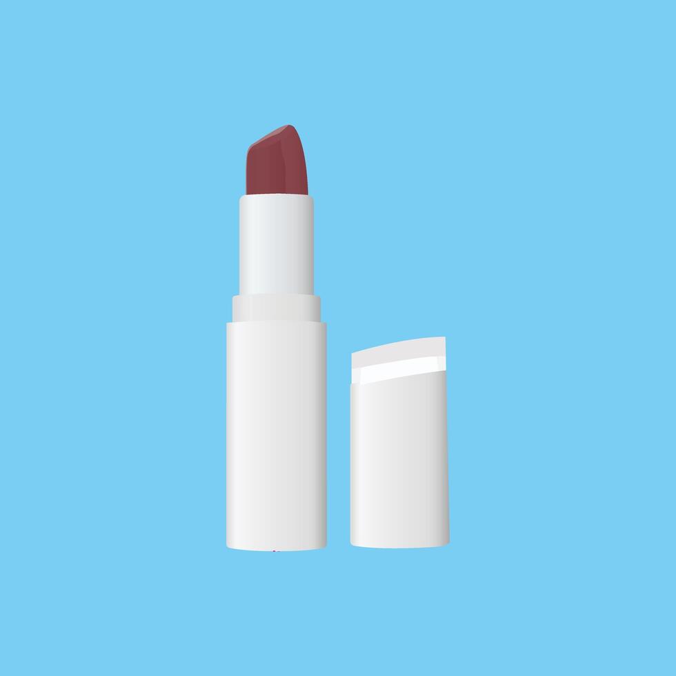 Lipstick design and art illustration vector