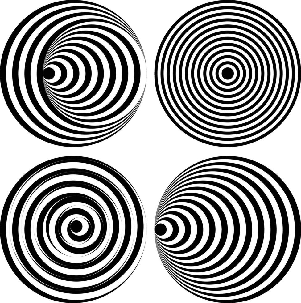 black white circle graphics vector