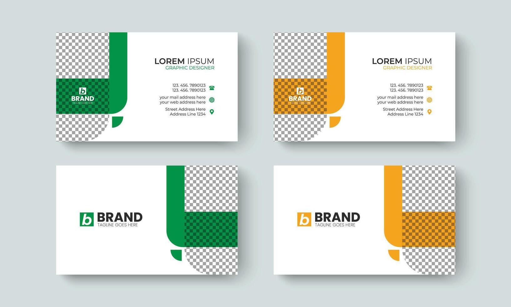 Professional corporate elegant and creative business card design template. Template design for business card, visiting Card, identity card, contact, branding, stationery design layout template. vector