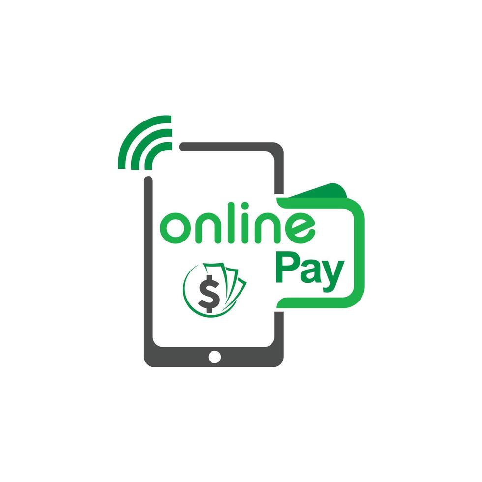 Online Payment and Mobile Banking Illustration vector