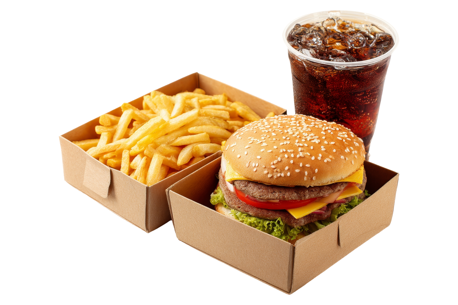 Urban delicious burger takeout png