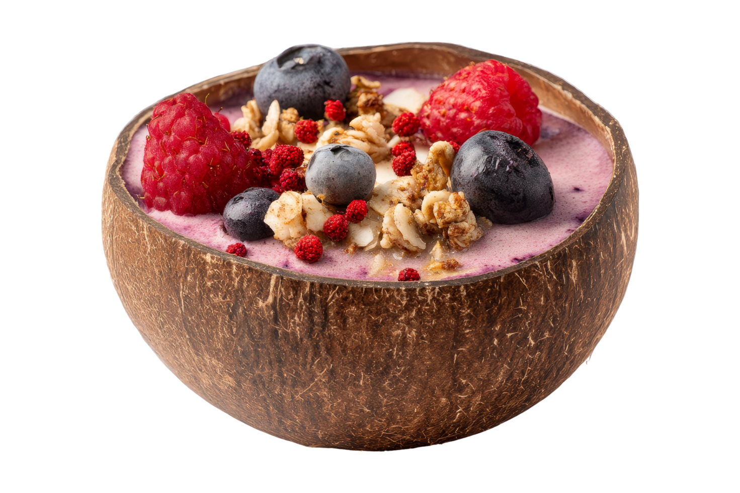 Colorful berry smoothie close-up png