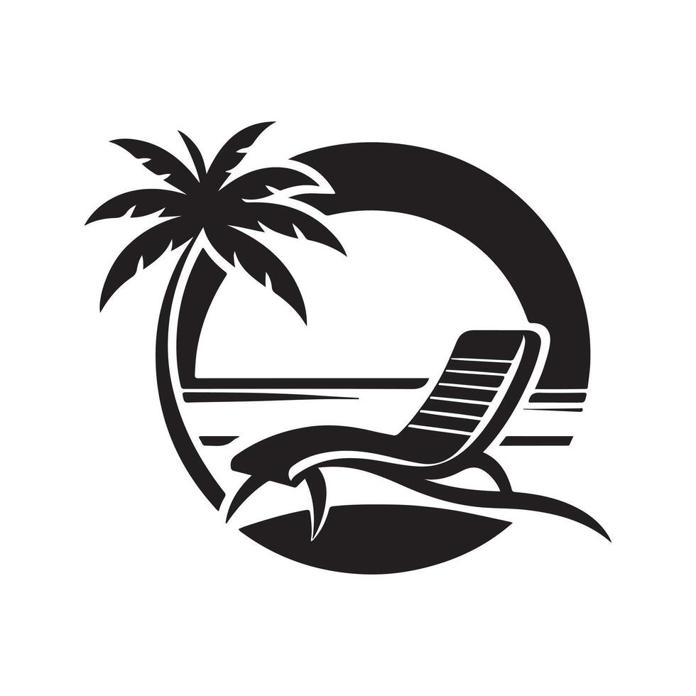 Modern Lounge Chair Art vector
