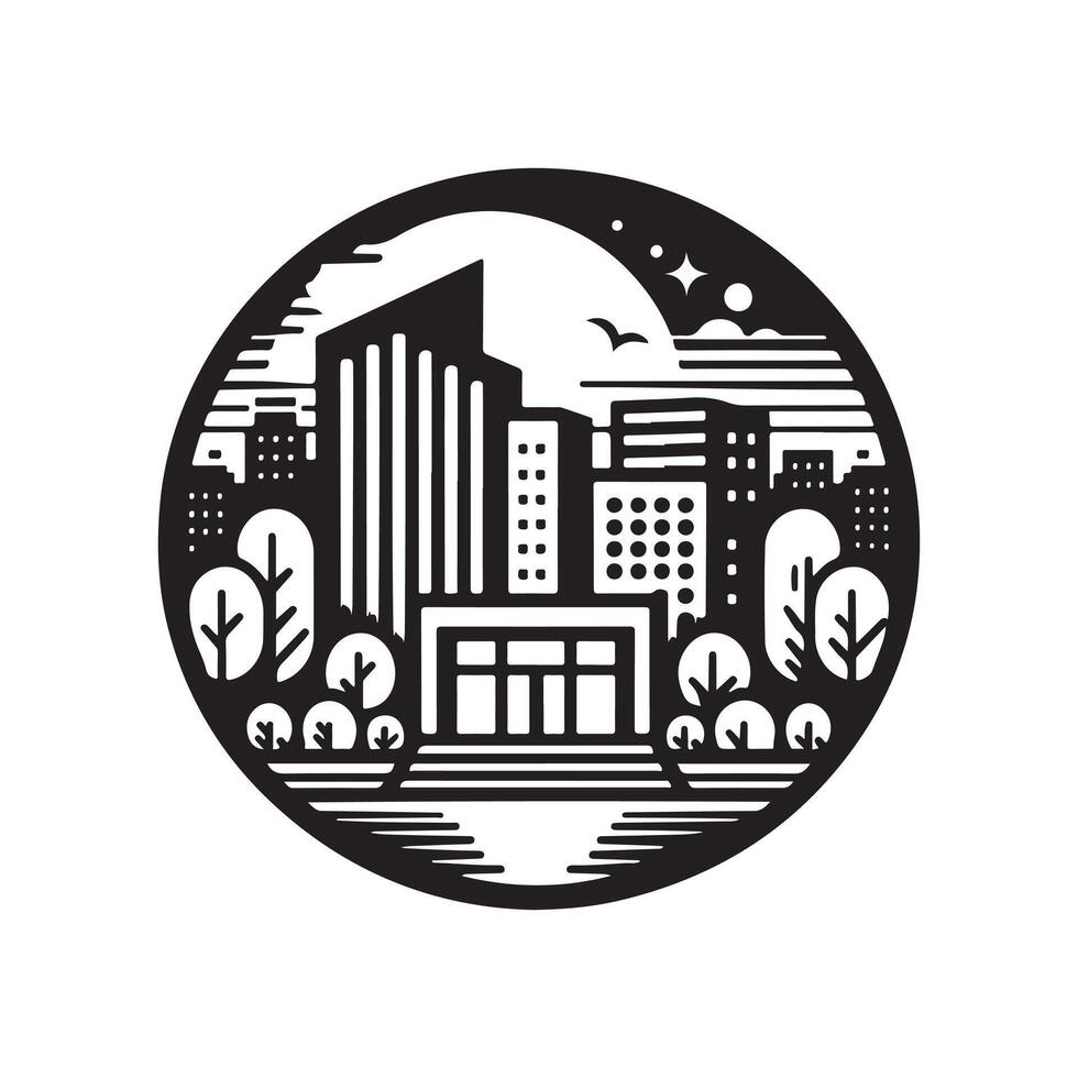 Office People Scene vector