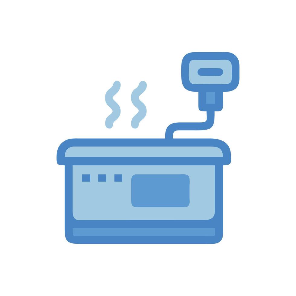 Hot Tub with Digital Control Unit Illustration vector