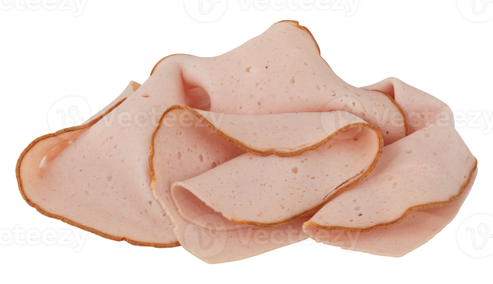 Fresh ham red cut out isolated transparent background png