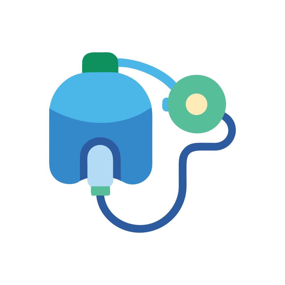 Minimalist Hydration Pack Illustration Water Reservoir Design vector