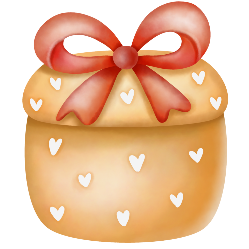 A cake with hearts on it png