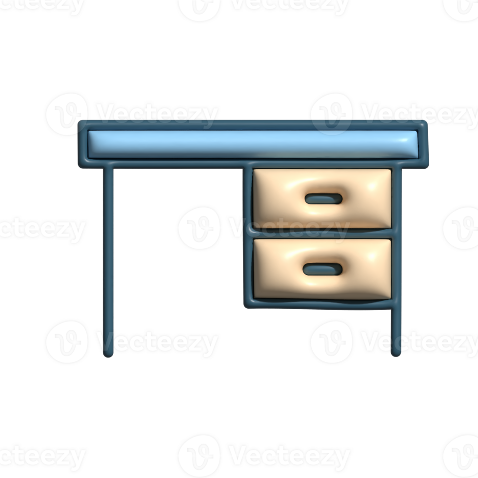 Modern 3D Workbench Icon Tool Station and Maker Workspace Design png