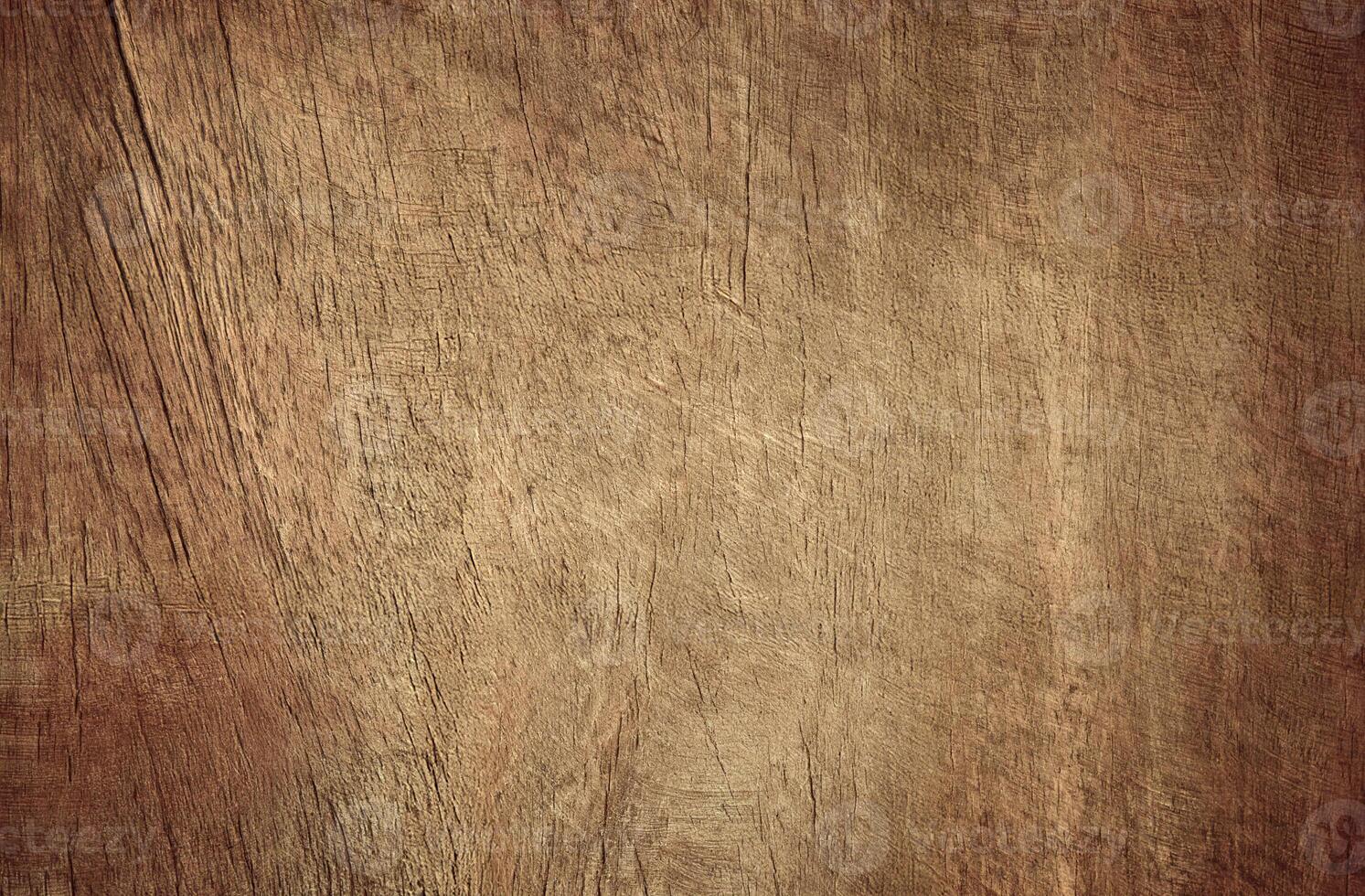 Rough scratched wooden surface texture with natural grain and vintage tone photo