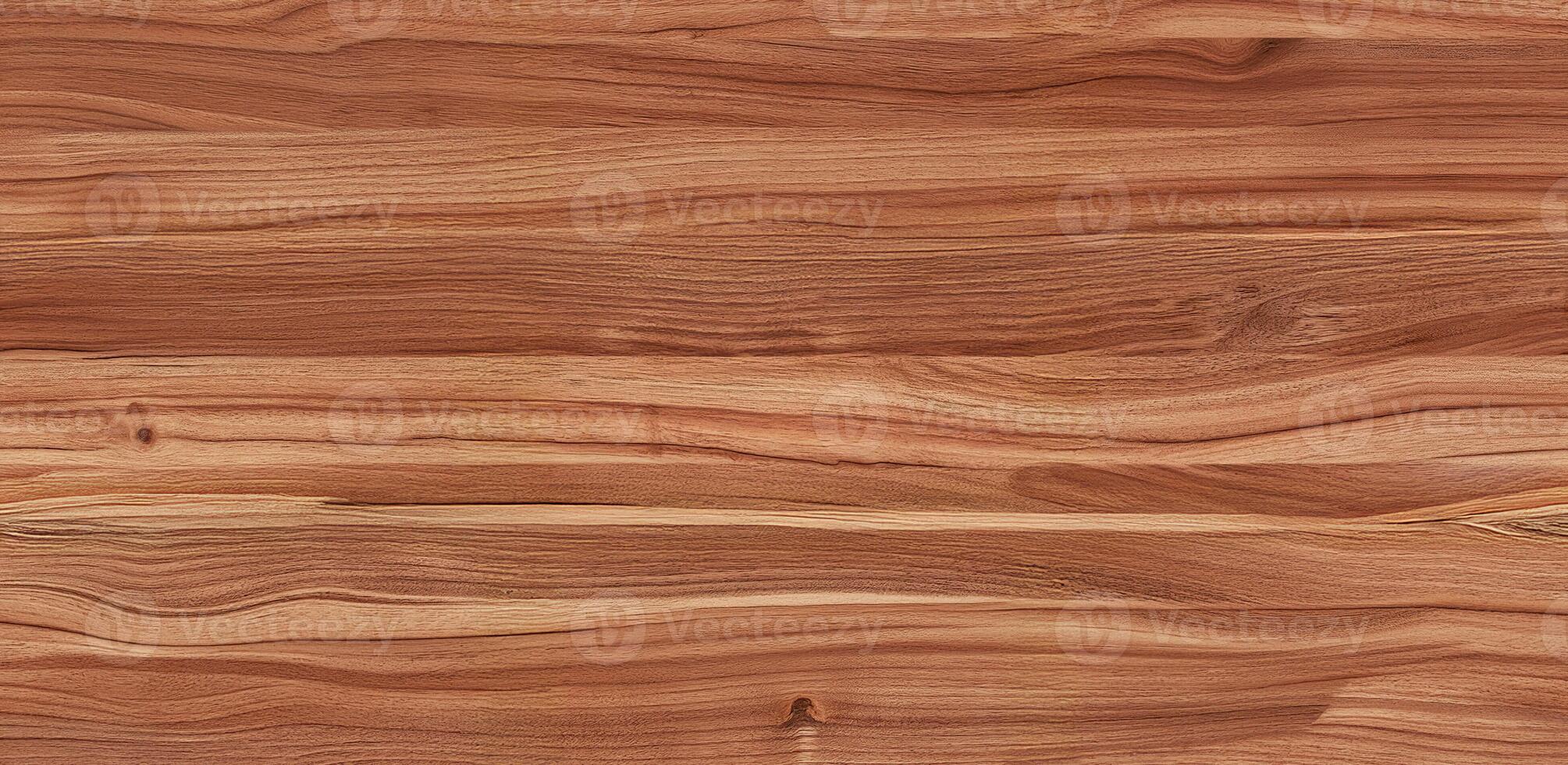 Seamless medium brown wood texture with soft flowing grain pattern photo