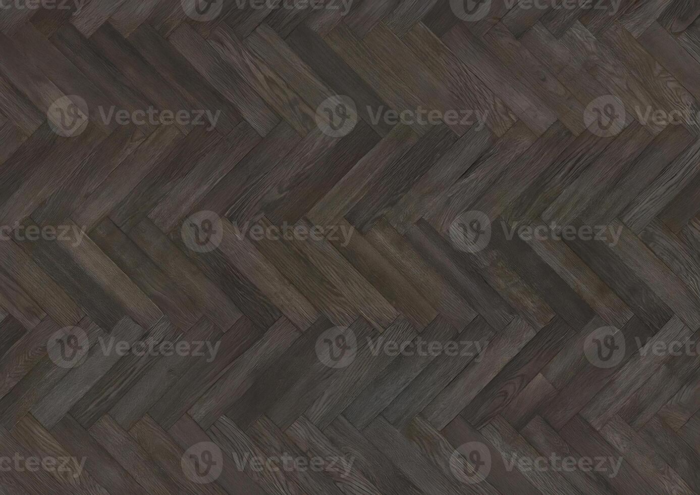 Dark herringbone wood floor texture with elegant geometric pattern photo