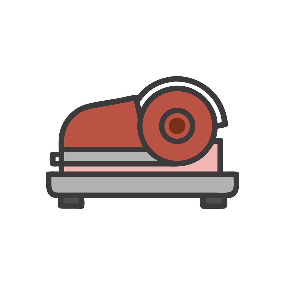 Iconic Chop Saw Illustrative Image for Tool Design vector