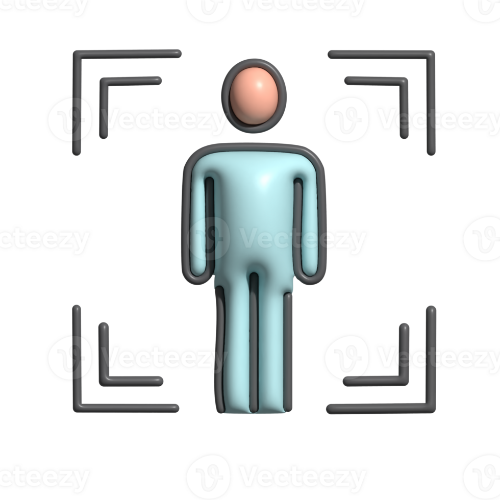 A person is standing in a square with a camera png