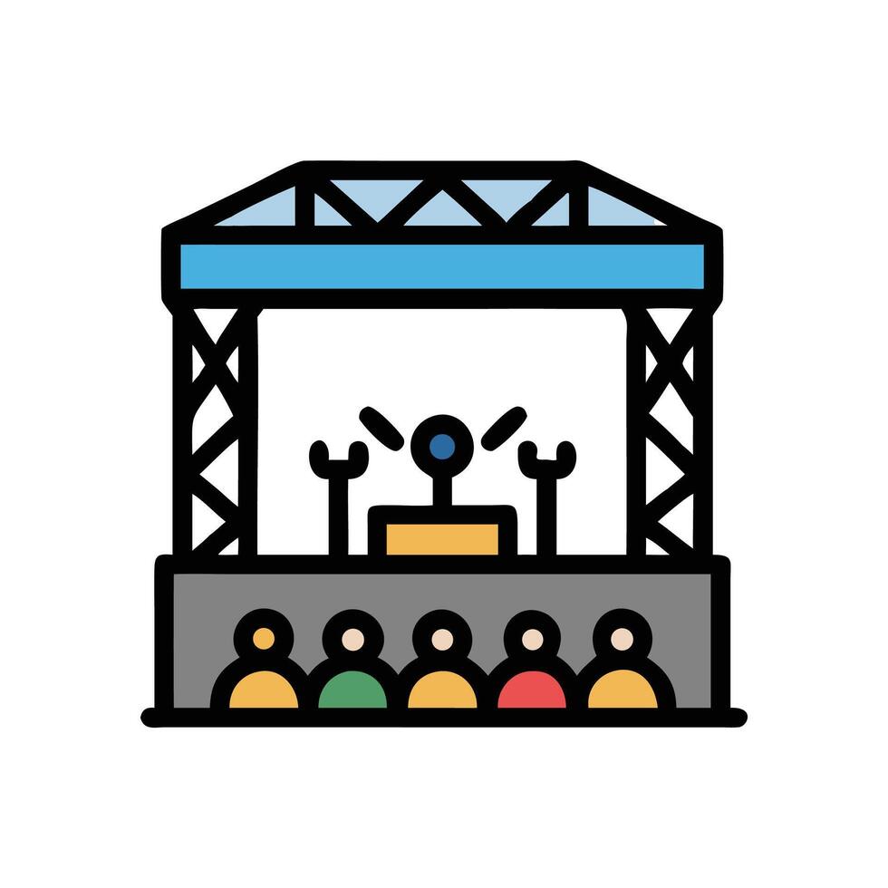 Board meeting with diverse perspectives illustrated as icons vector