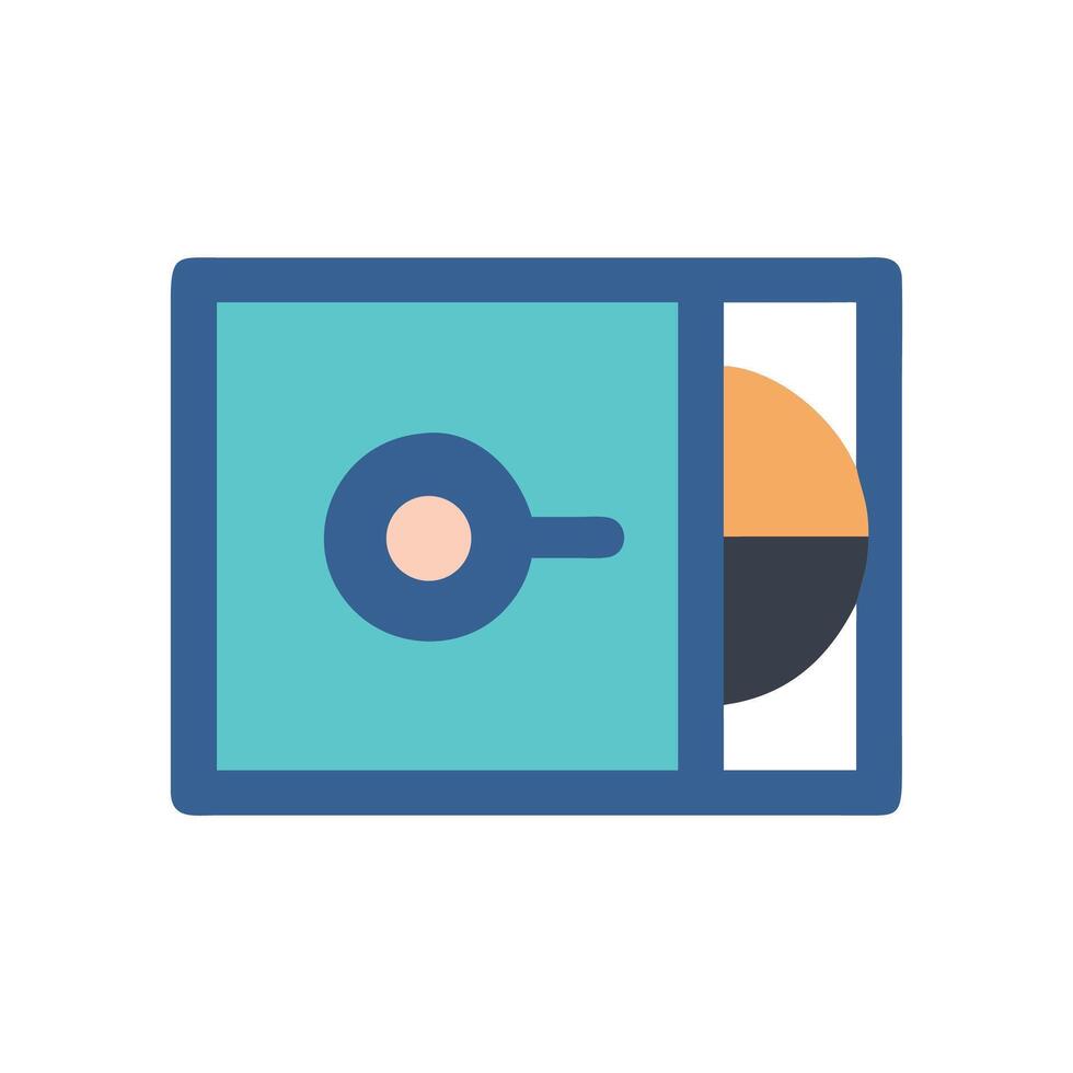 Vintage software CD or music disc in case vector