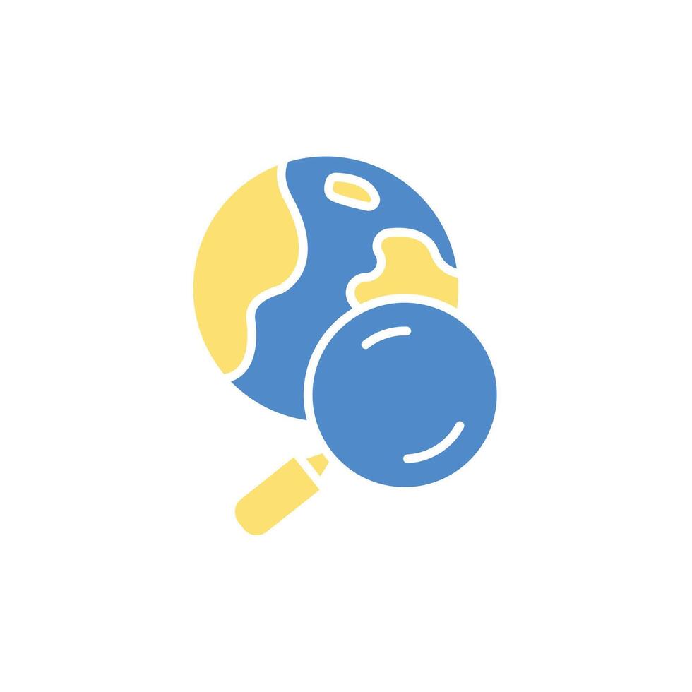exploration icon colours style colecction vector