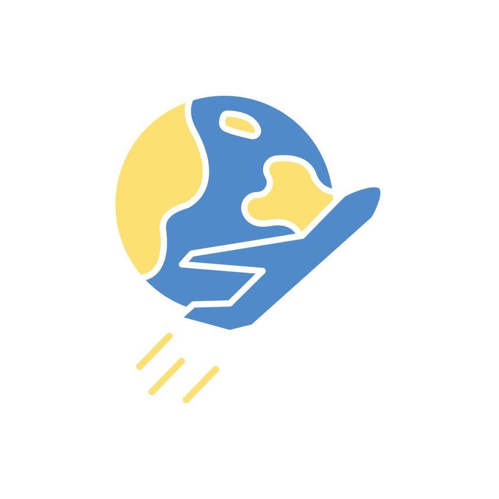 Voyage icon colours style colecction vector