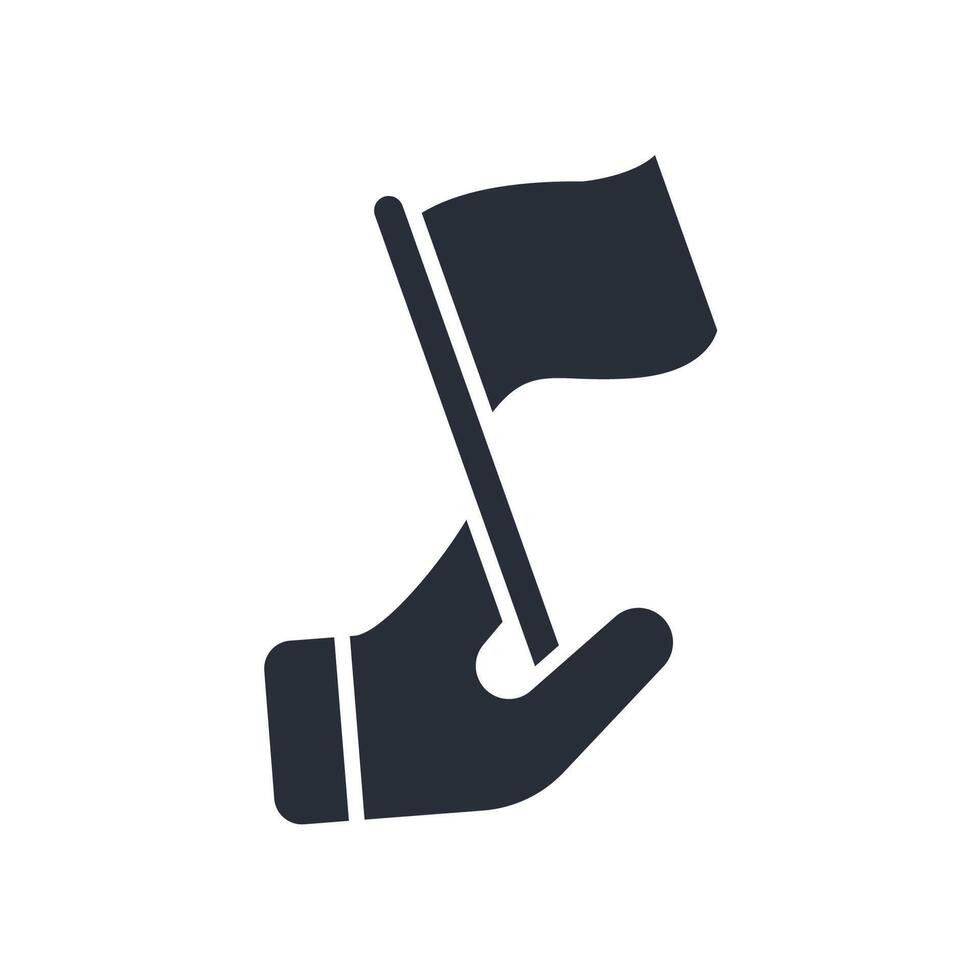 flag flat icon style vector