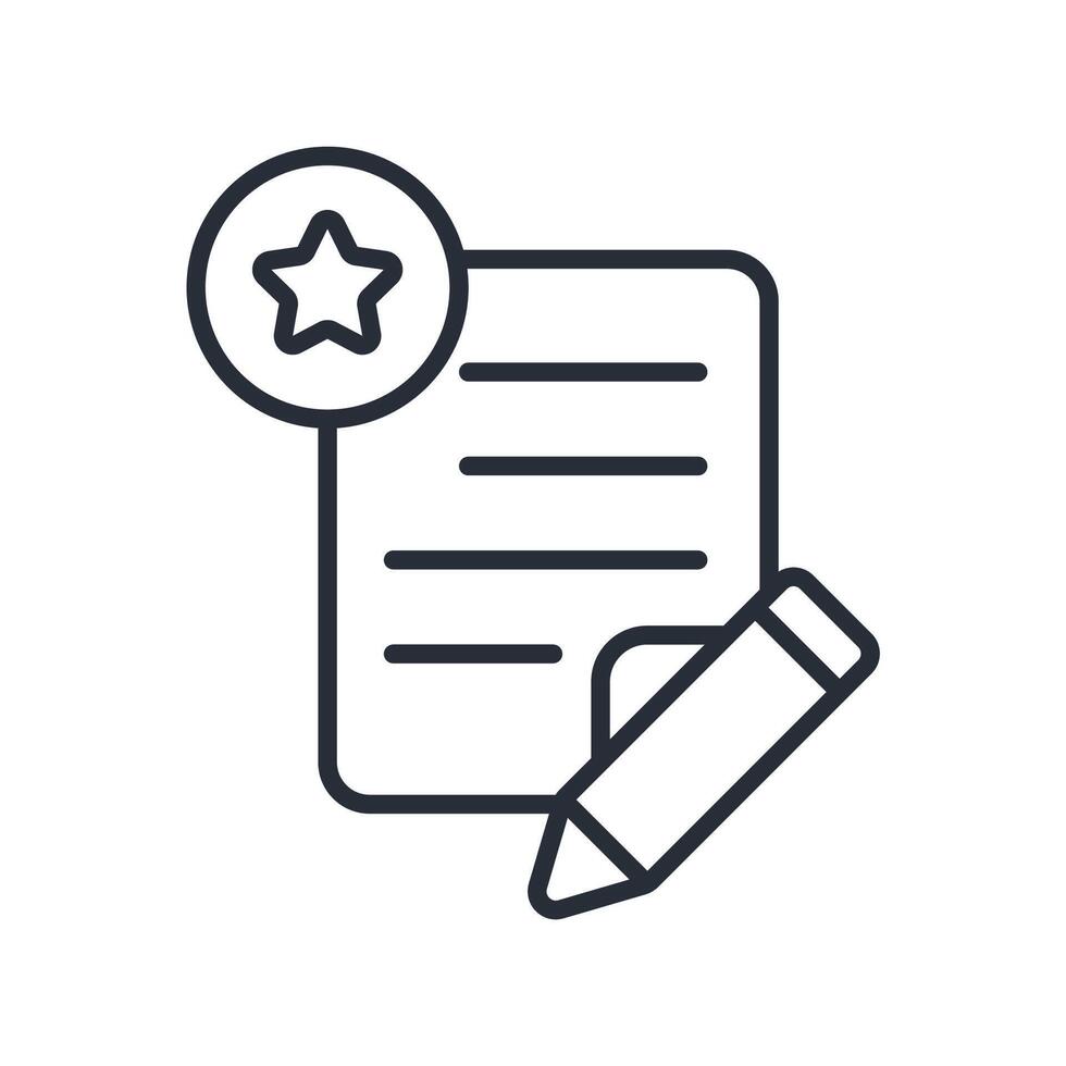 wishlist line icon style vector
