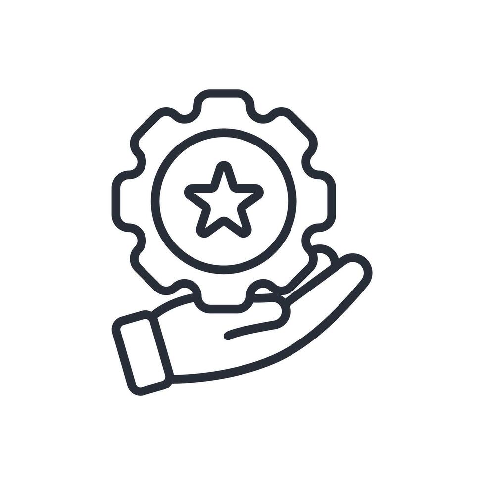 offer line icon style vector