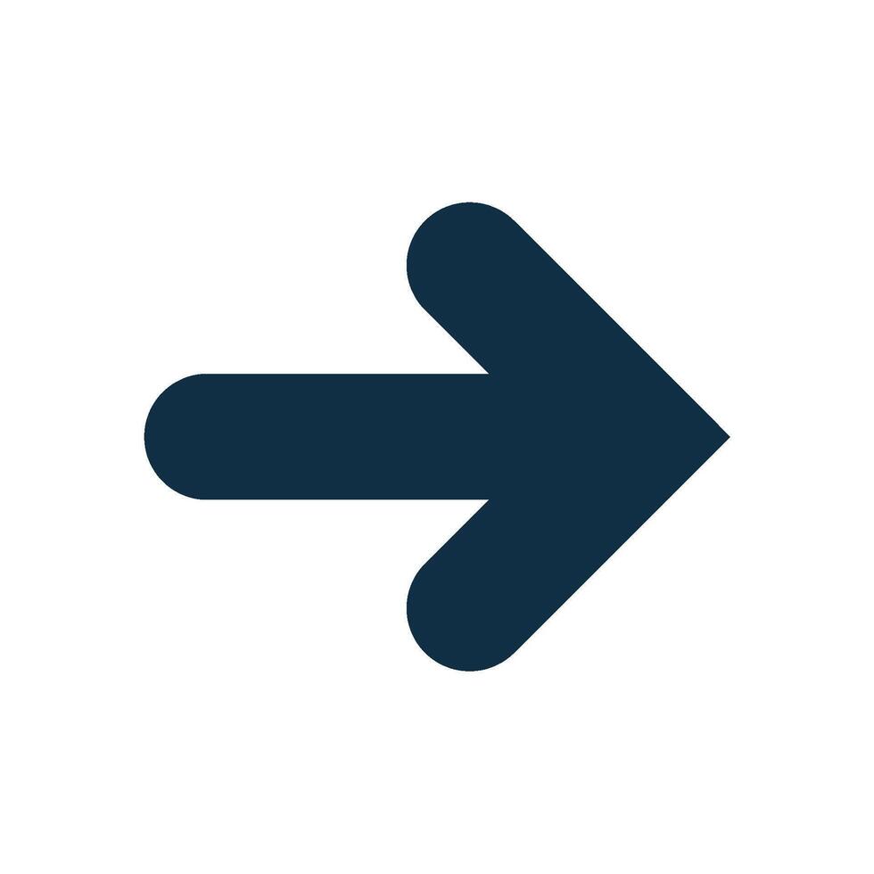 right arrow icon vector