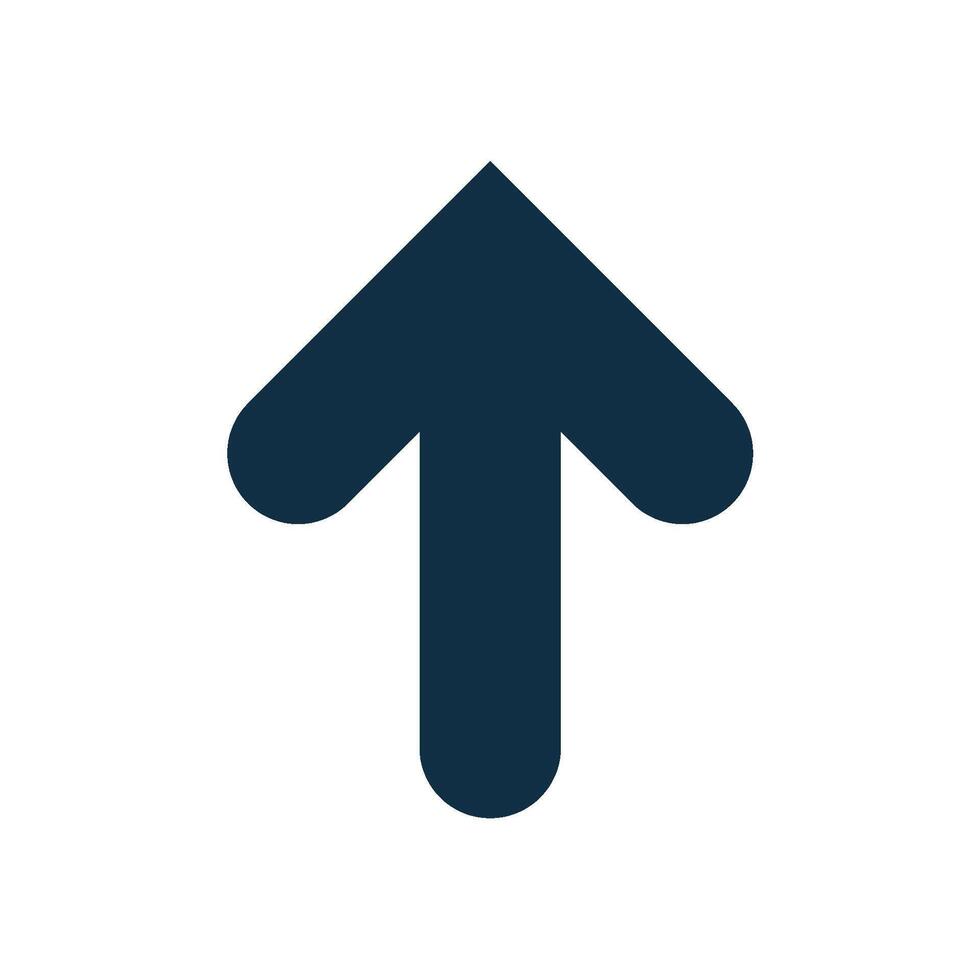 up arrow icon vector