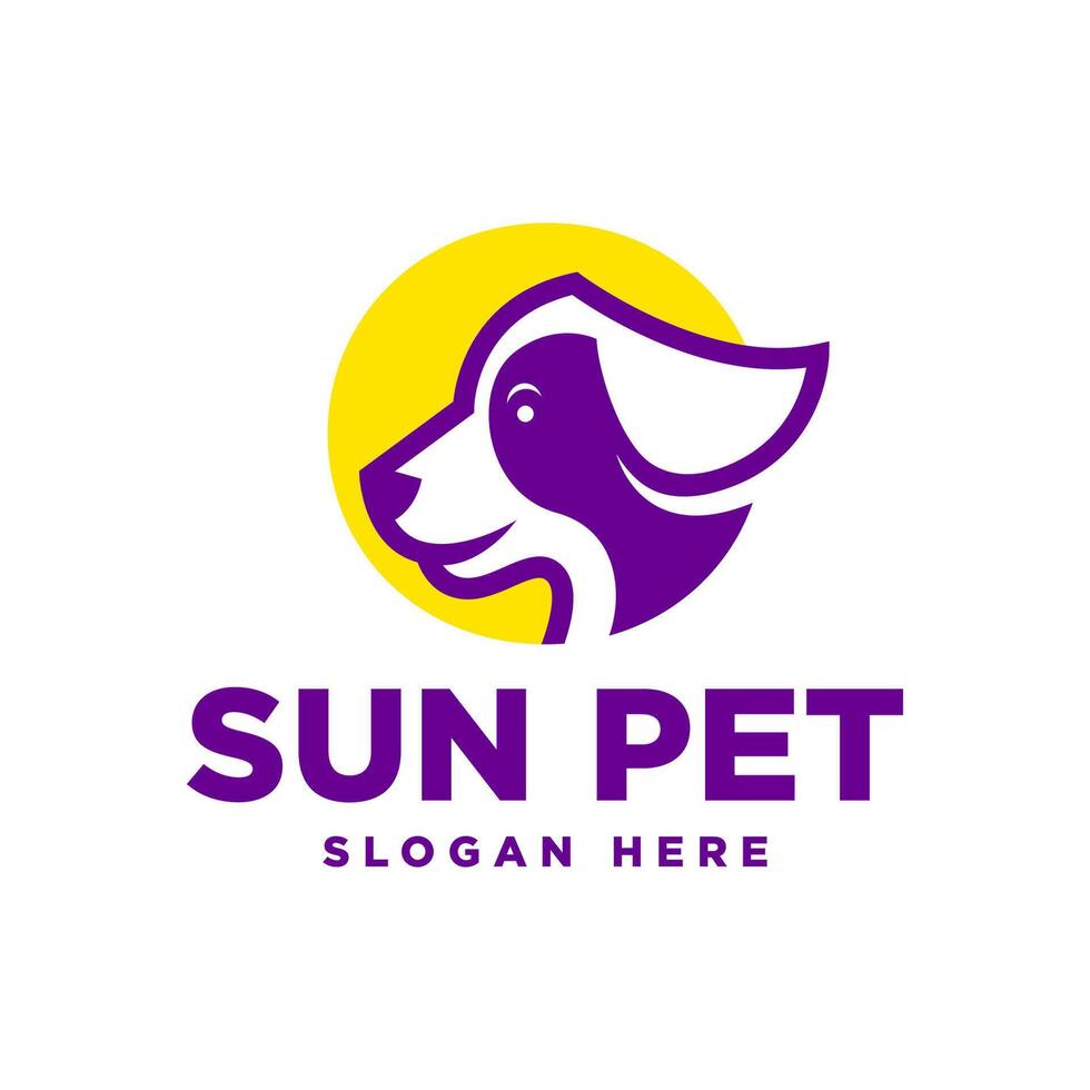 Pet dog logotemplate vector