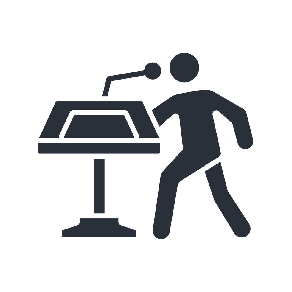 key note icons flat black vector