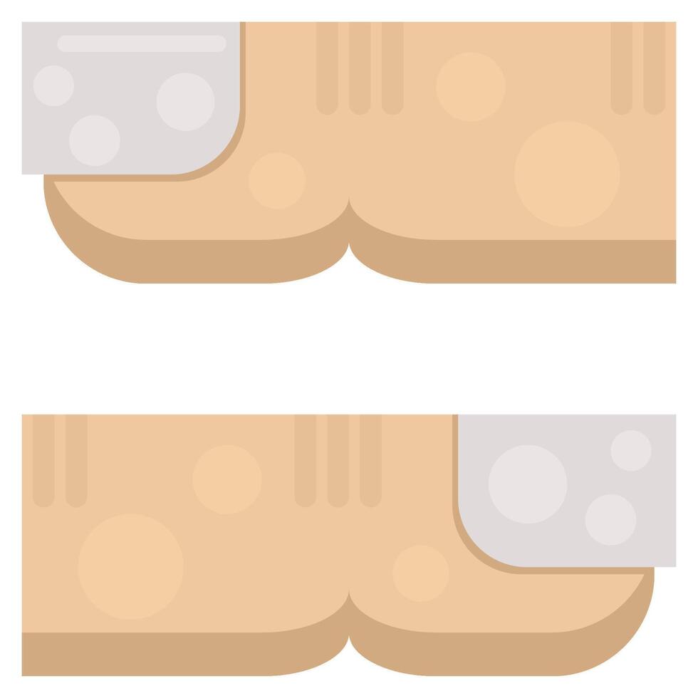 Finger flat icon vector