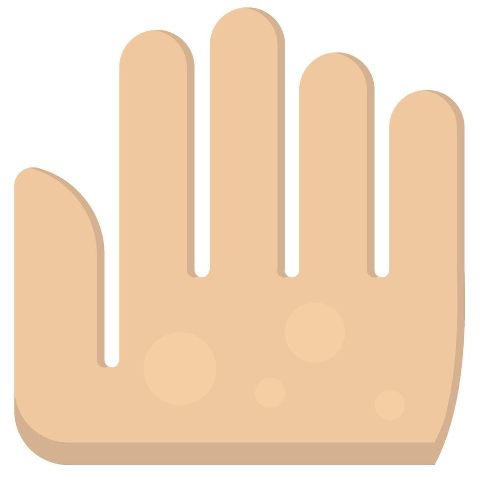 Hand flat icon vector