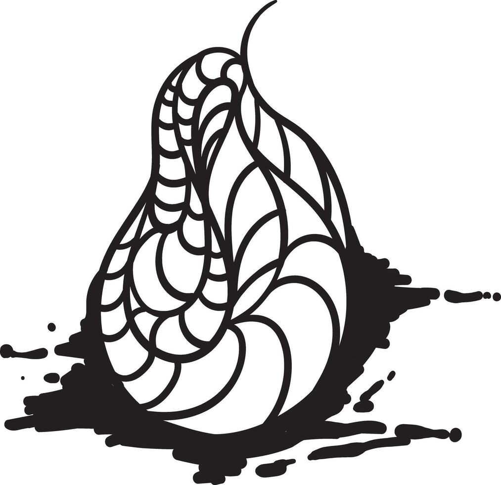 Abstract Snake Illustration vector